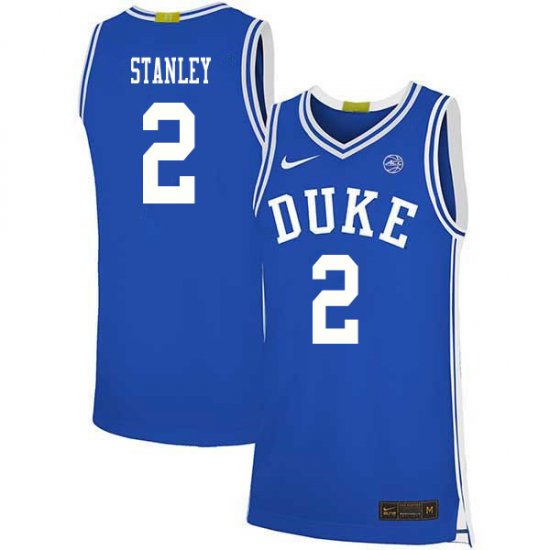 #2 Cassius Stanley Duke 2020 Official Basketball College Jerseys - Men,Blue