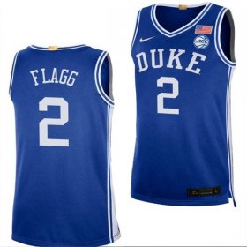 #2 Cooper Flagg Duke Stitched Basketball Player Jersey - Men, Royal 39049-402