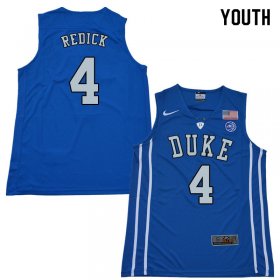 #4 J.J. Redick Duke 2018 Official Basketball College Jerseys - Youth,Blue